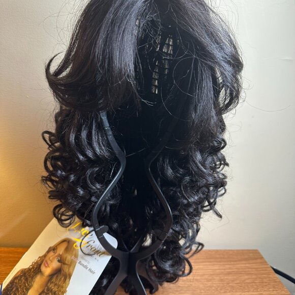 Outre Lace Front Dominican Funme Curl Wig – Color 2 - Picture 4 of 6